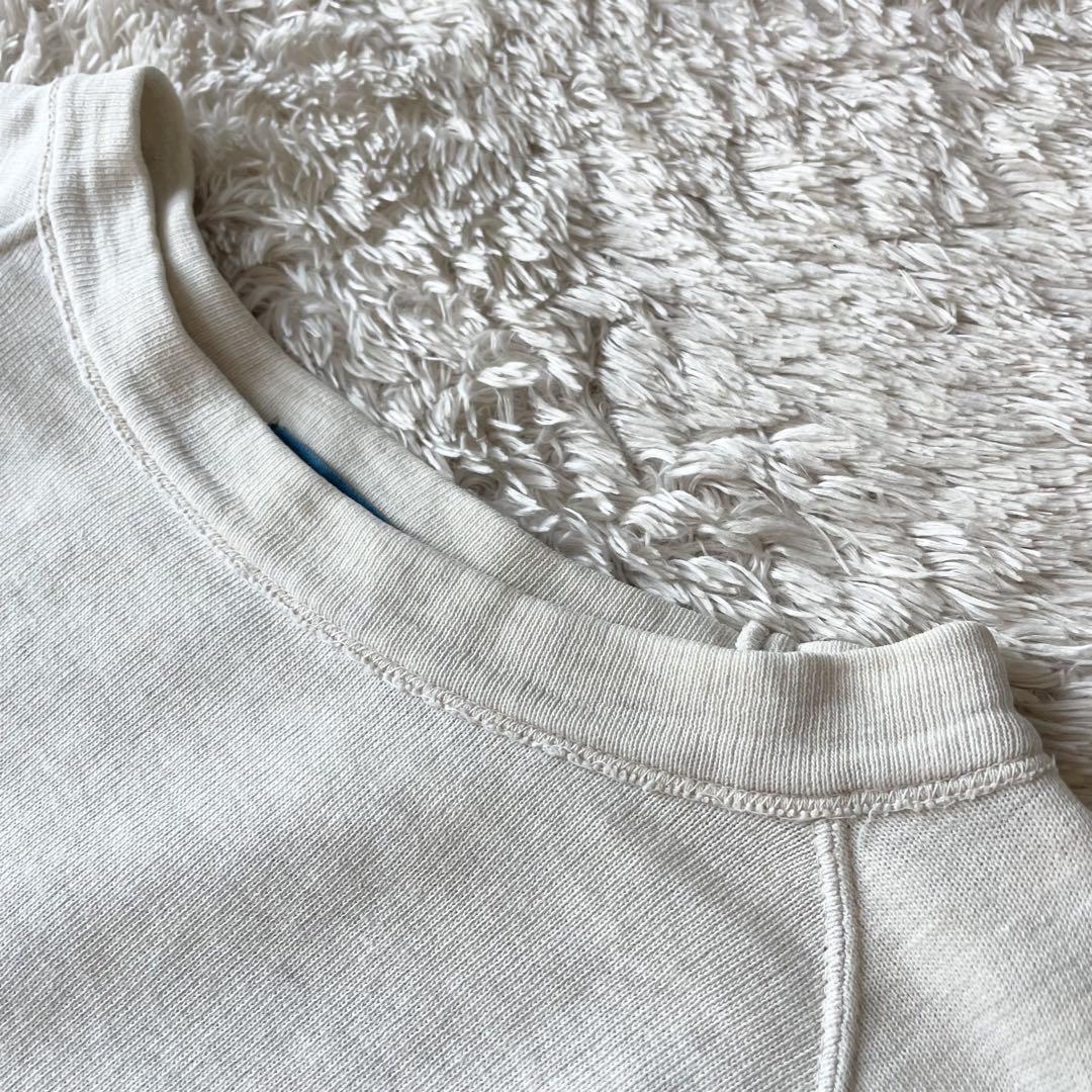 45rpm& 00s ラグランスウェット 3 アイボリー