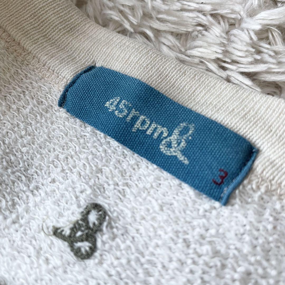 45rpm& 00s ラグランスウェット 3 アイボリー