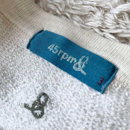 45rpm& 00s ラグランスウェット 3 アイボリー