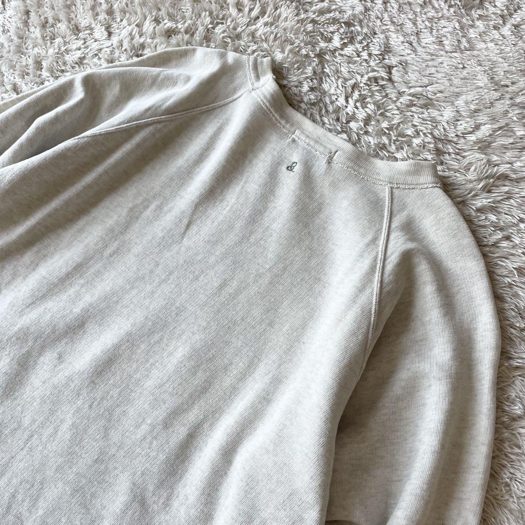45rpm& 00s ラグランスウェット 3 アイボリー