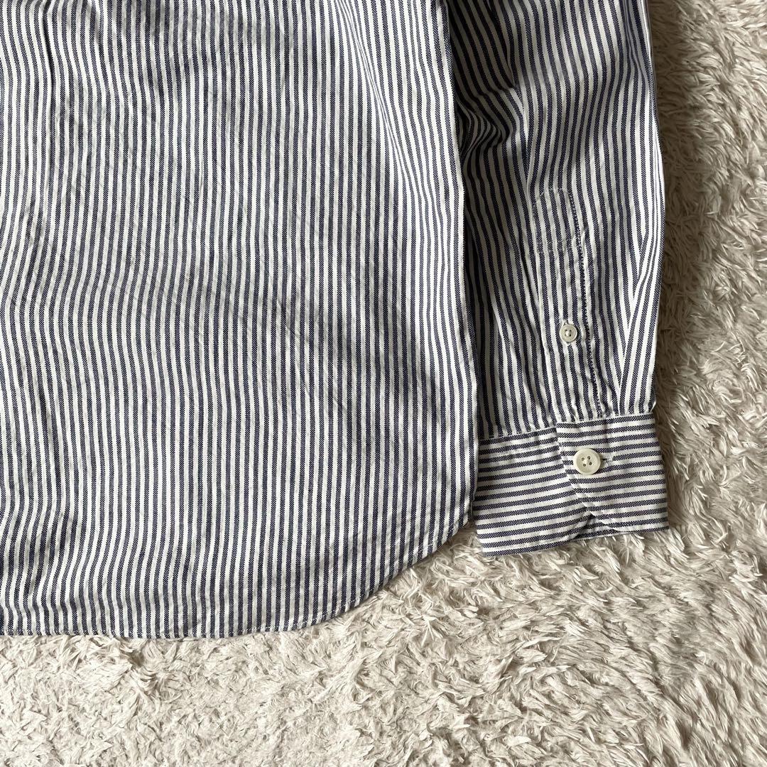 45R 美品 ジンバオックスフォードシャツ 5 ストライプ