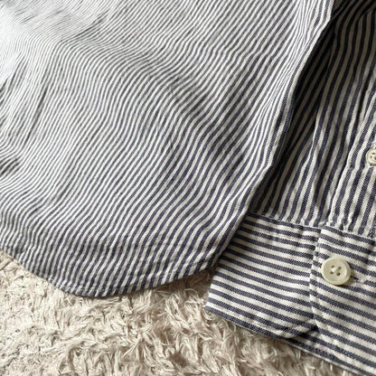 45R 美品 ジンバオックスフォードシャツ 5 ストライプ