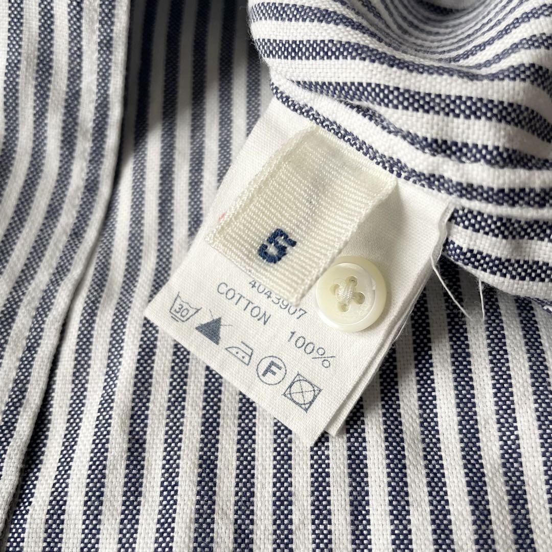 45R 美品 ジンバオックスフォードシャツ 5 ストライプ