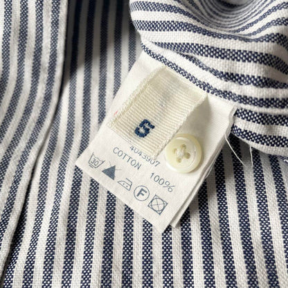 45R 美品 ジンバオックスフォードシャツ 5 ストライプ