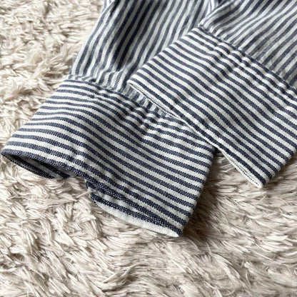 45R 美品 ジンバオックスフォードシャツ 5 ストライプ