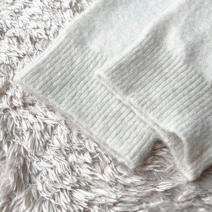 セルフォード 極美品 CELFORD クロップドカーディガン 金ボタン F 白