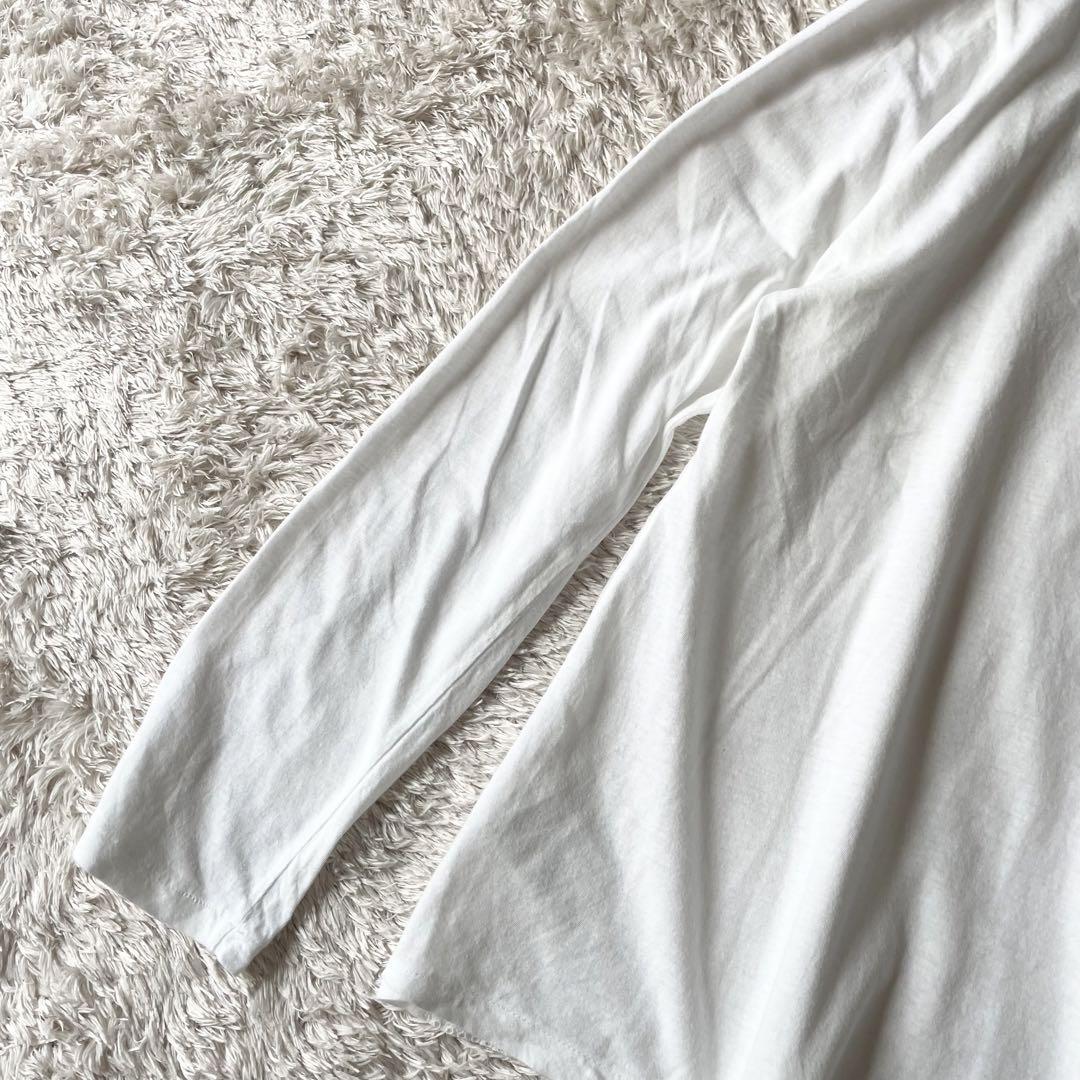 45R 切替L/Sカットソー カットワーク メッシュ L