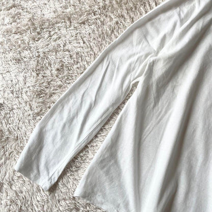 45R 切替L/Sカットソー カットワーク メッシュ L