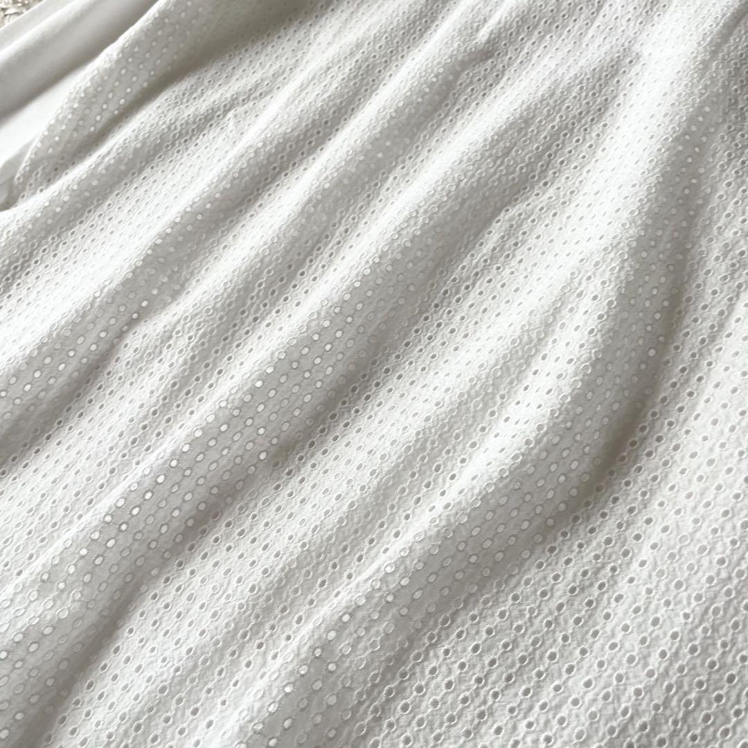 45R 切替L/Sカットソー カットワーク メッシュ L