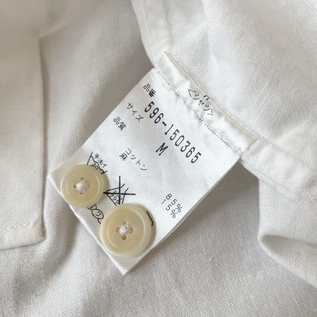 エムエイチエル 美品 MHL 半袖シャツ コットンリネン M