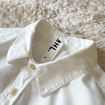 エムエイチエル 美品 MHL 半袖シャツ コットンリネン M