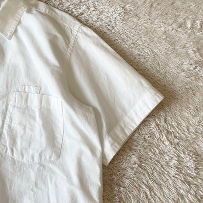 エムエイチエル 美品 MHL 半袖シャツ コットンリネン M