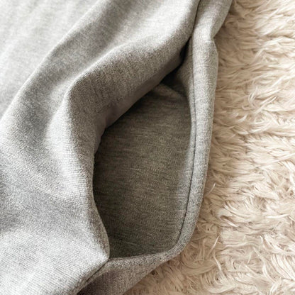 アマカ 美品 AMACA ストレッチワンピース 38 グレー