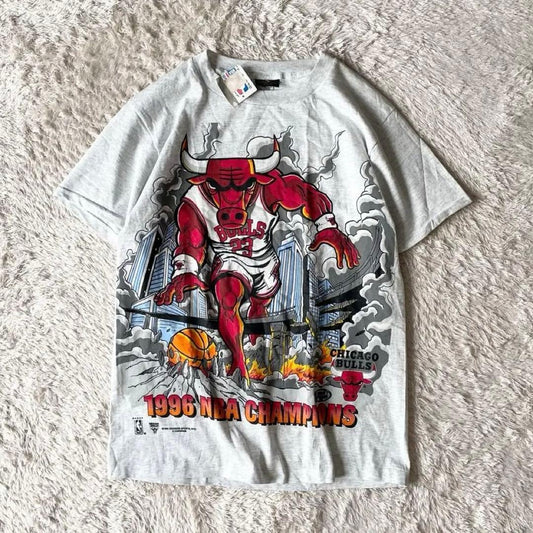 激レア デッドストック 90s CHANGES シカゴブルズ Tシャツ