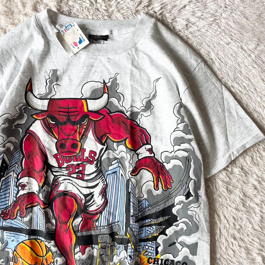 激レア デッドストック 90s CHANGES シカゴブルズ Tシャツ