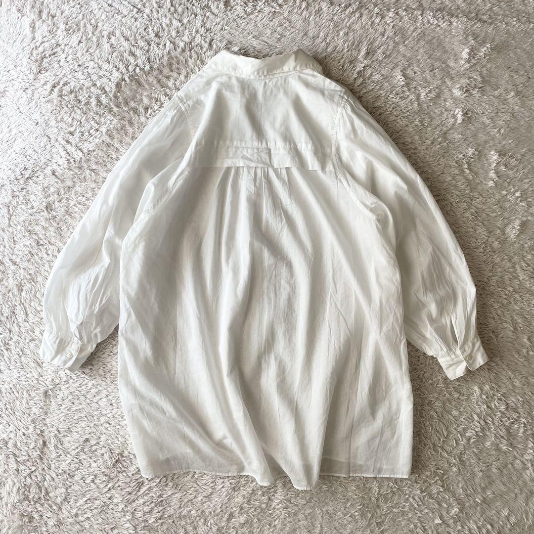 フレームワーク 美品 framework コットンシフォンスキッパーシャツ F