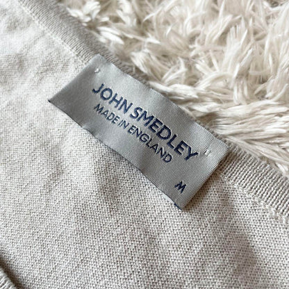 JOHN SMEDLEY シーアイランドコットンニット M グレージュ