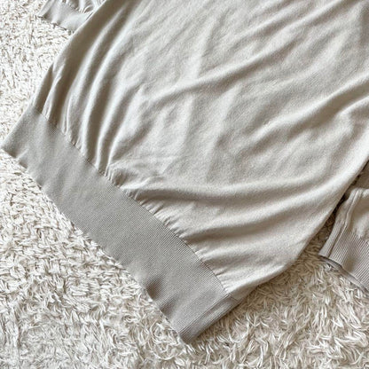 JOHN SMEDLEY シーアイランドコットンニット M グレージュ