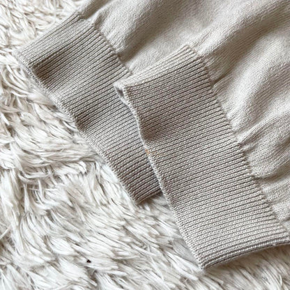 JOHN SMEDLEY シーアイランドコットンニット M グレージュ