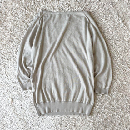 JOHN SMEDLEY シーアイランドコットンニット M グレージュ