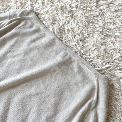 JOHN SMEDLEY シーアイランドコットンニット M グレージュ