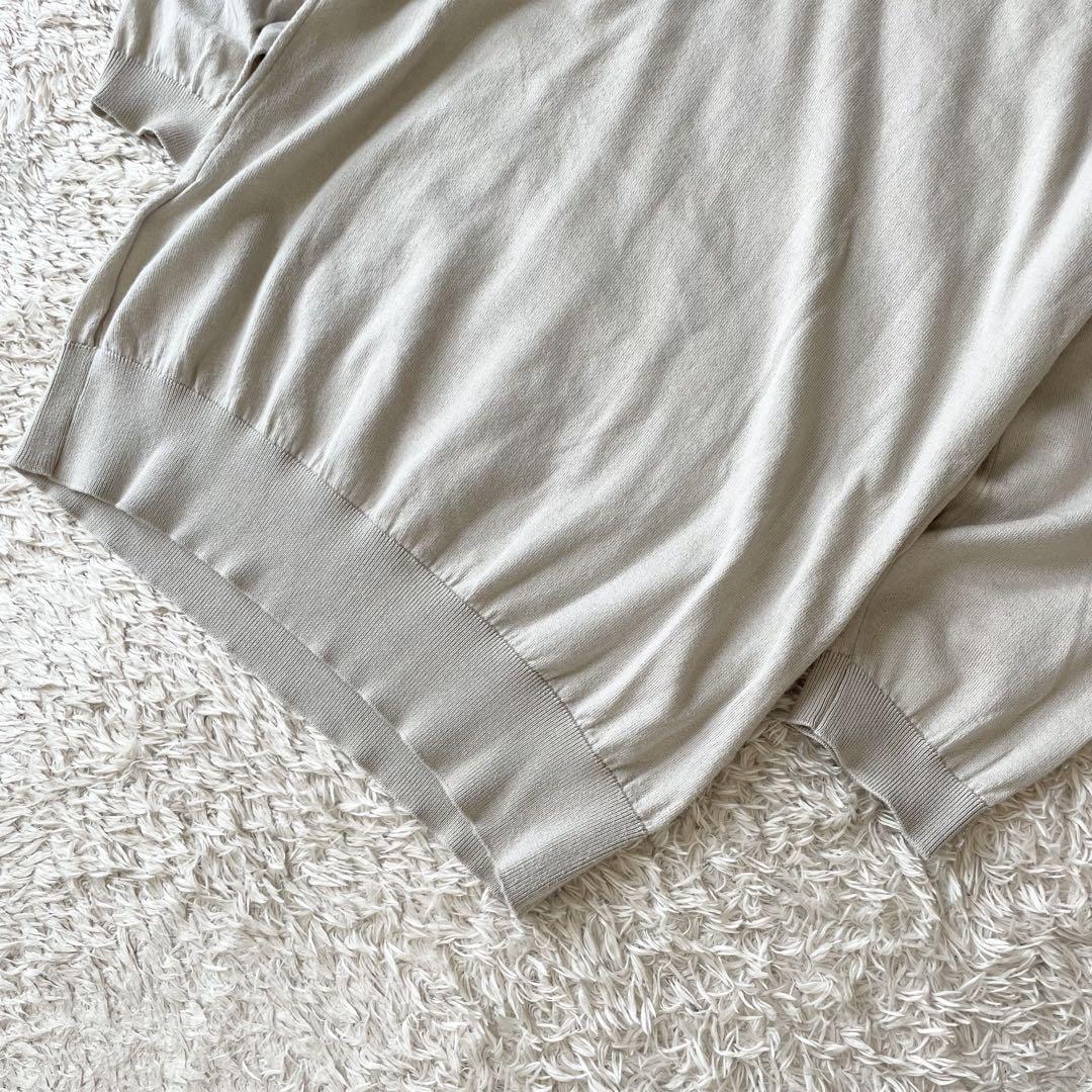 JOHN SMEDLEY シーアイランドコットンニット M グレージュ