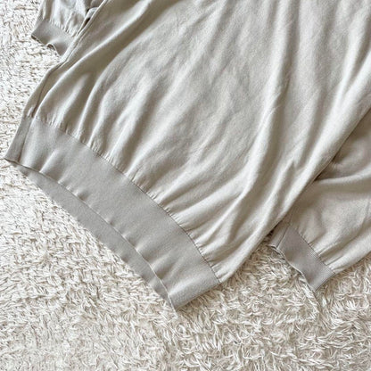 JOHN SMEDLEY シーアイランドコットンニット M グレージュ