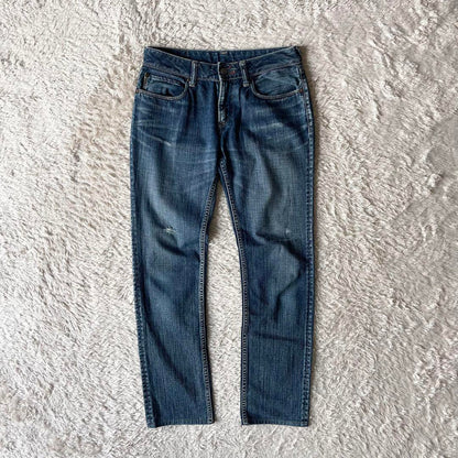 45R ストレートデニム セルビッチ 29 インディゴ