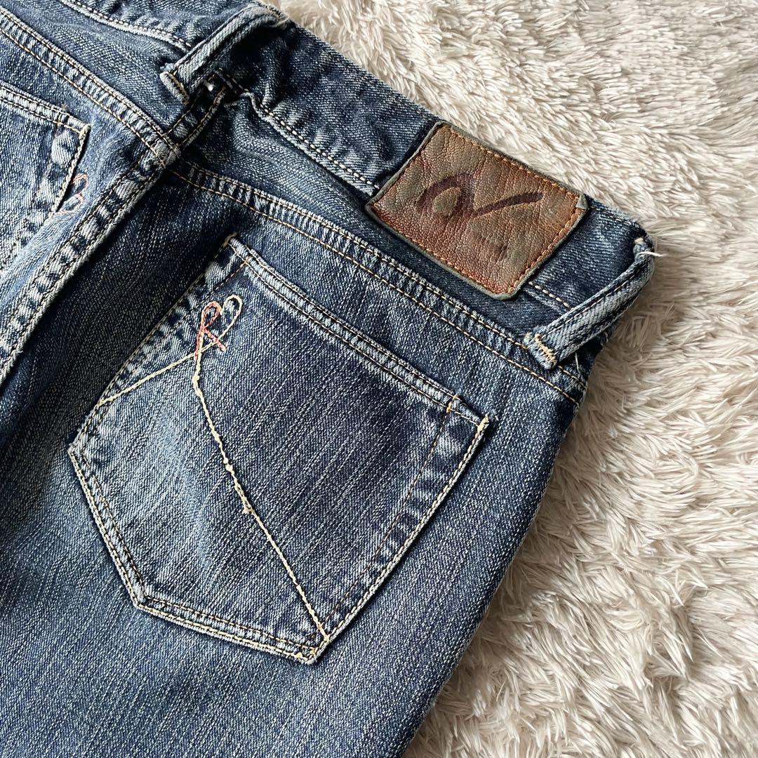 45R ストレートデニム セルビッチ 29 インディゴ