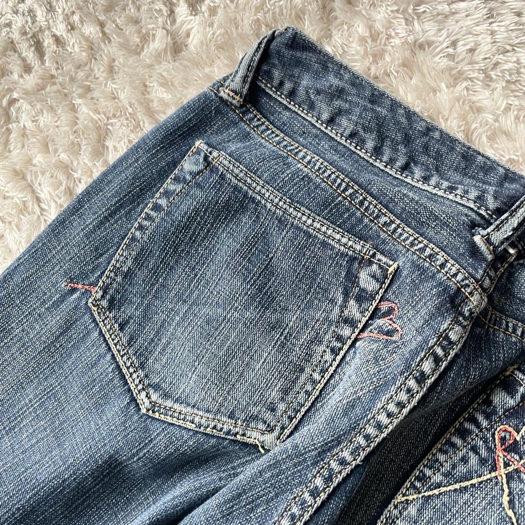 45R ストレートデニム セルビッチ 29 インディゴ