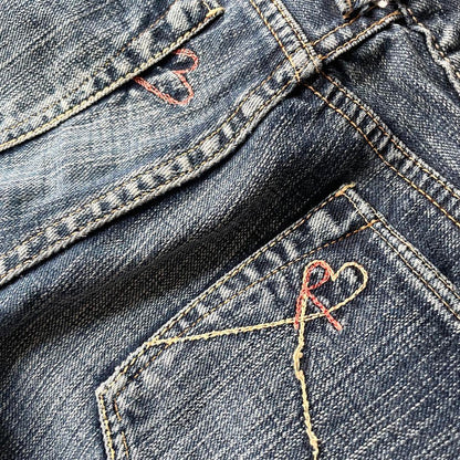 45R ストレートデニム セルビッチ 29 インディゴ