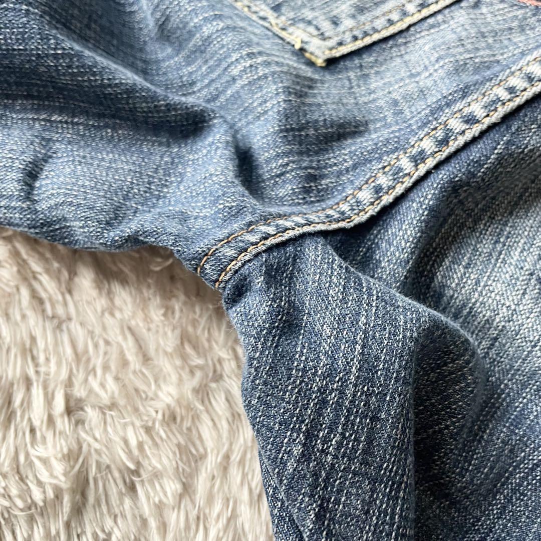 45R ストレートデニム セルビッチ 29 インディゴ