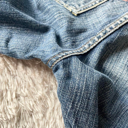 45R ストレートデニム セルビッチ 29 インディゴ