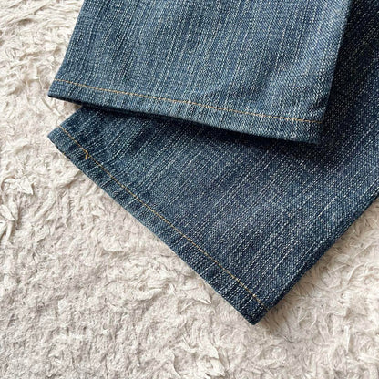 45R ストレートデニム セルビッチ 29 インディゴ