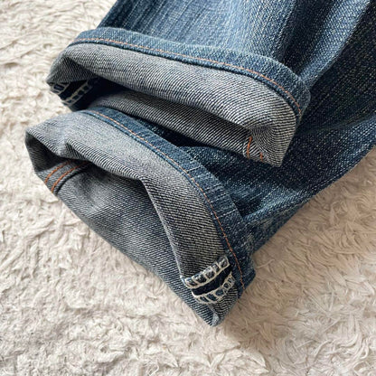 45R ストレートデニム セルビッチ 29 インディゴ