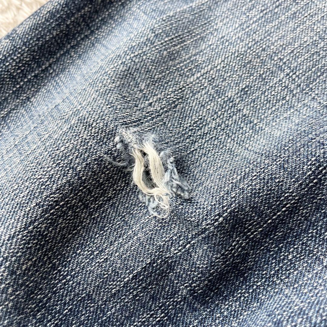 45R ストレートデニム セルビッチ 29 インディゴ