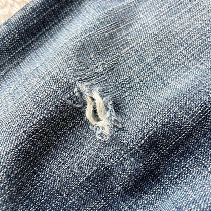 45R ストレートデニム セルビッチ 29 インディゴ