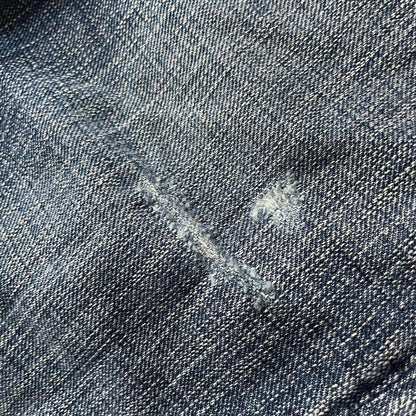 45R ストレートデニム セルビッチ 29 インディゴ