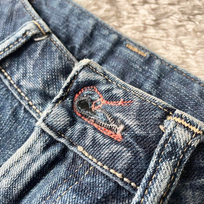 45R ストレートデニム セルビッチ 29 インディゴ