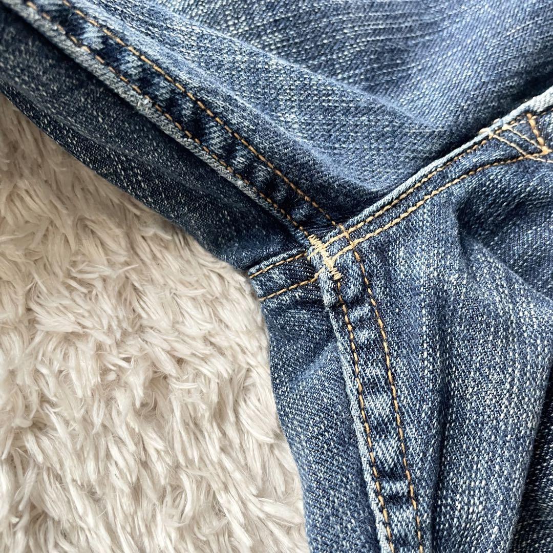 45R ストレートデニム セルビッチ 29 インディゴ