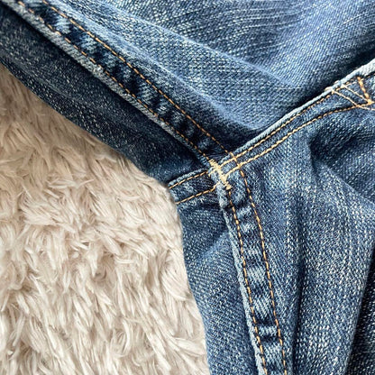 45R ストレートデニム セルビッチ 29 インディゴ