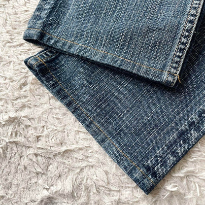 45R ストレートデニム セルビッチ 29 インディゴ