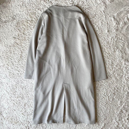 SIMPLICITE 美品 ダンボールノーカラーコート F ベージュ