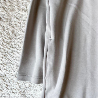 SIMPLICITE 美品 ダンボールノーカラーコート F ベージュ