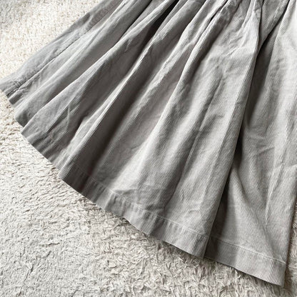 45R 美品 コールピケスカート 2 ライトグレー