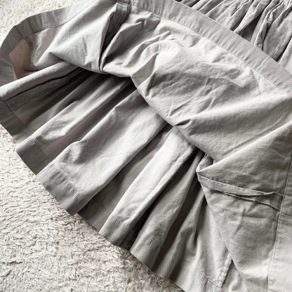 45R 美品 コールピケスカート 2 ライトグレー