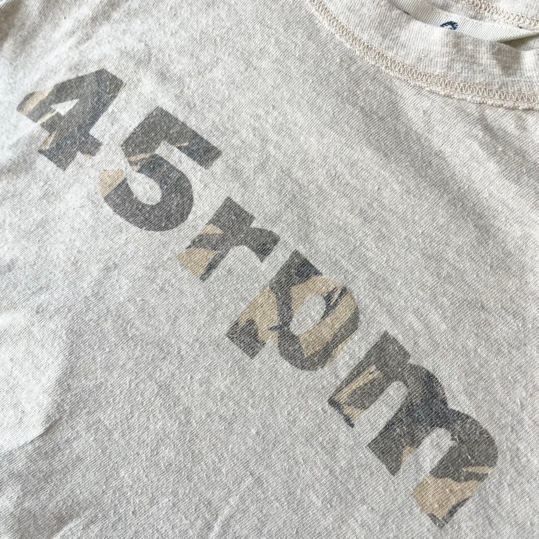 00s 45rpm& ロゴプリントＴシャツ F ベージュ