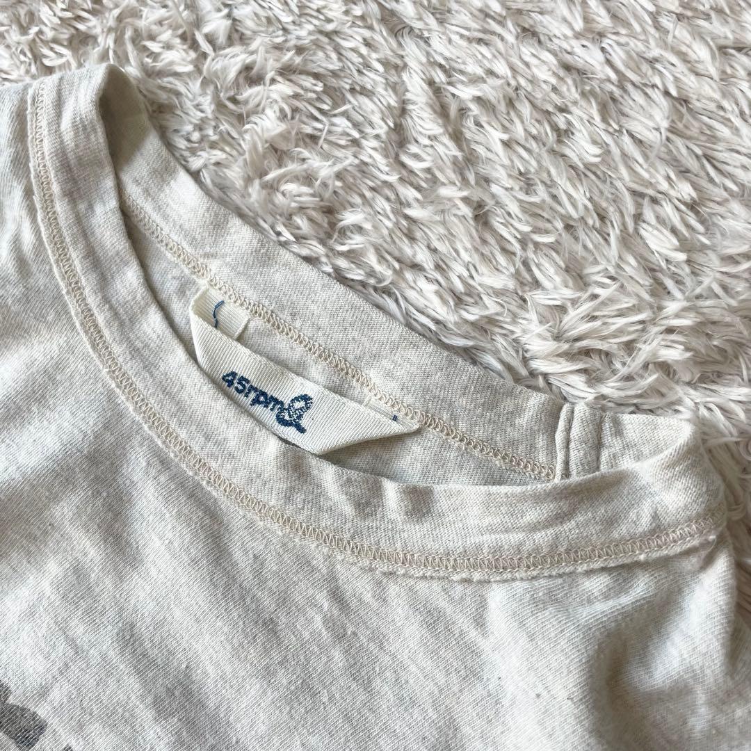 00s 45rpm& ロゴプリントＴシャツ F ベージュ
