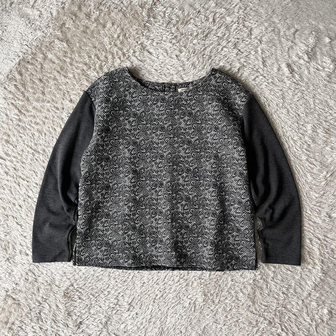ガリャルダガランテ 極美品 袖切替 刺繍トップス F グレー