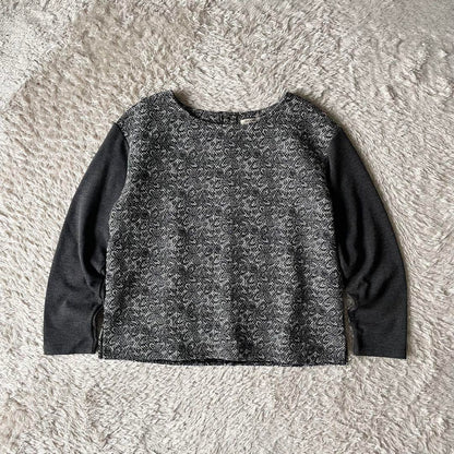 ガリャルダガランテ 極美品 袖切替 刺繍トップス F グレー